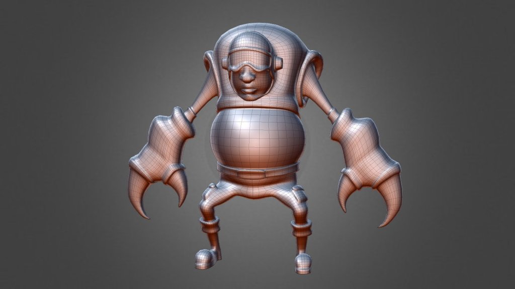 crabman - 3D model by akysarne [ab1f262] - Sketchfab