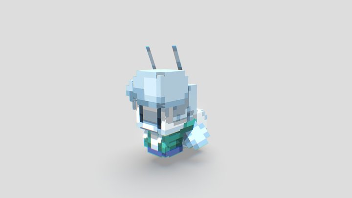 Cube Moth! 3D Model