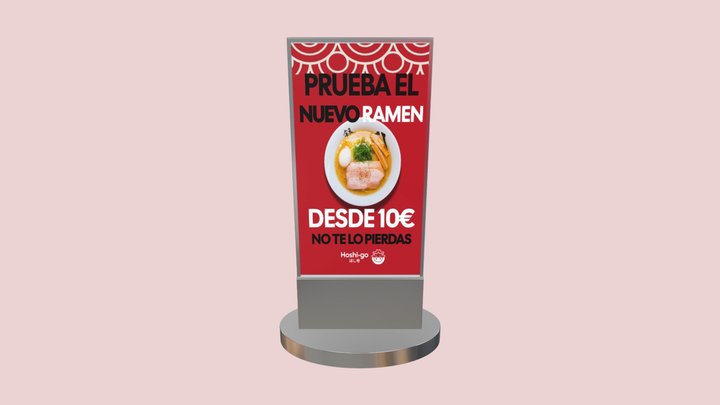 CARTELERIA 3D Model