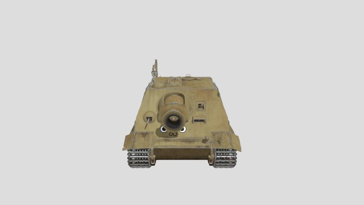 War Thunder Happy 38cm Sun 3D Model