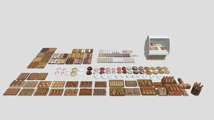 Bread pack 3D Model