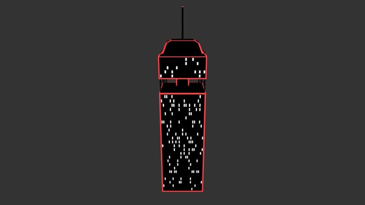 Neon Rain 3D Model