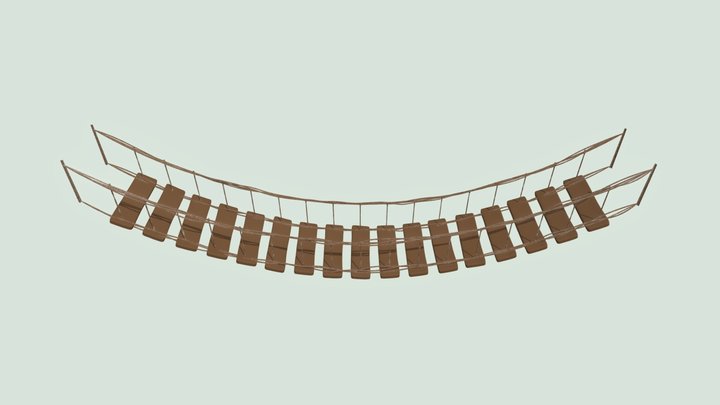 3D Jembatan 3D Model