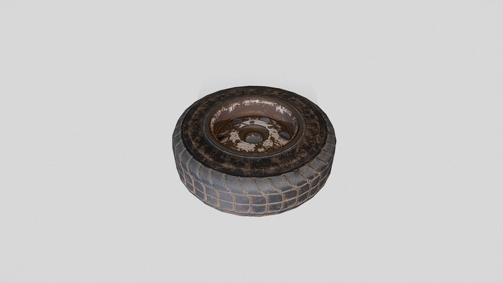 Old Tire 3D Model