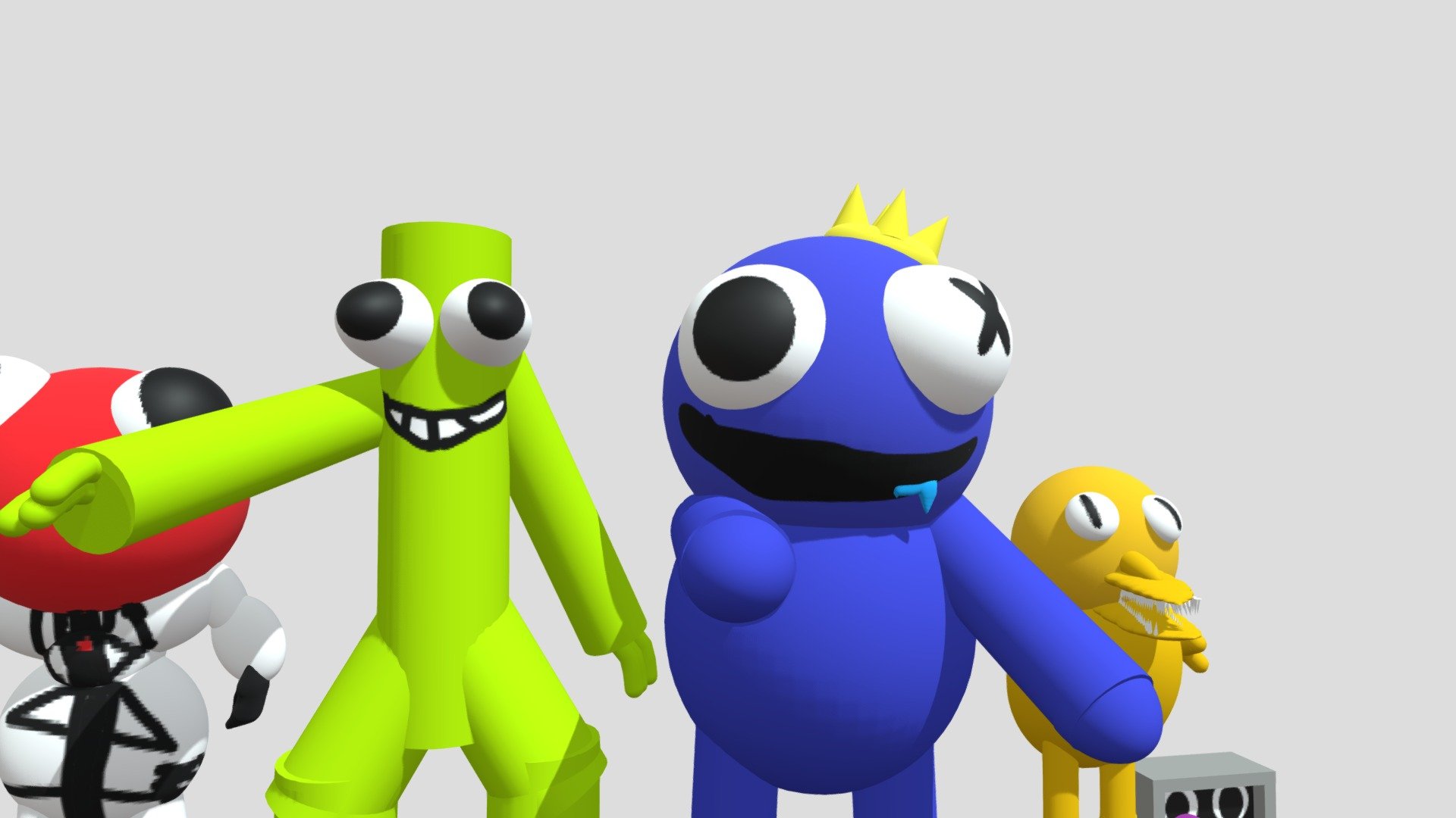 Evolution of Roblox Rainbow Friends (Green ) 