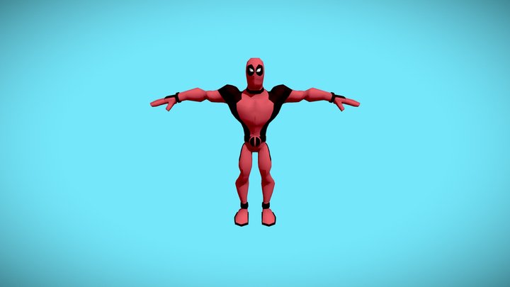 Deadpool1 3D Model
