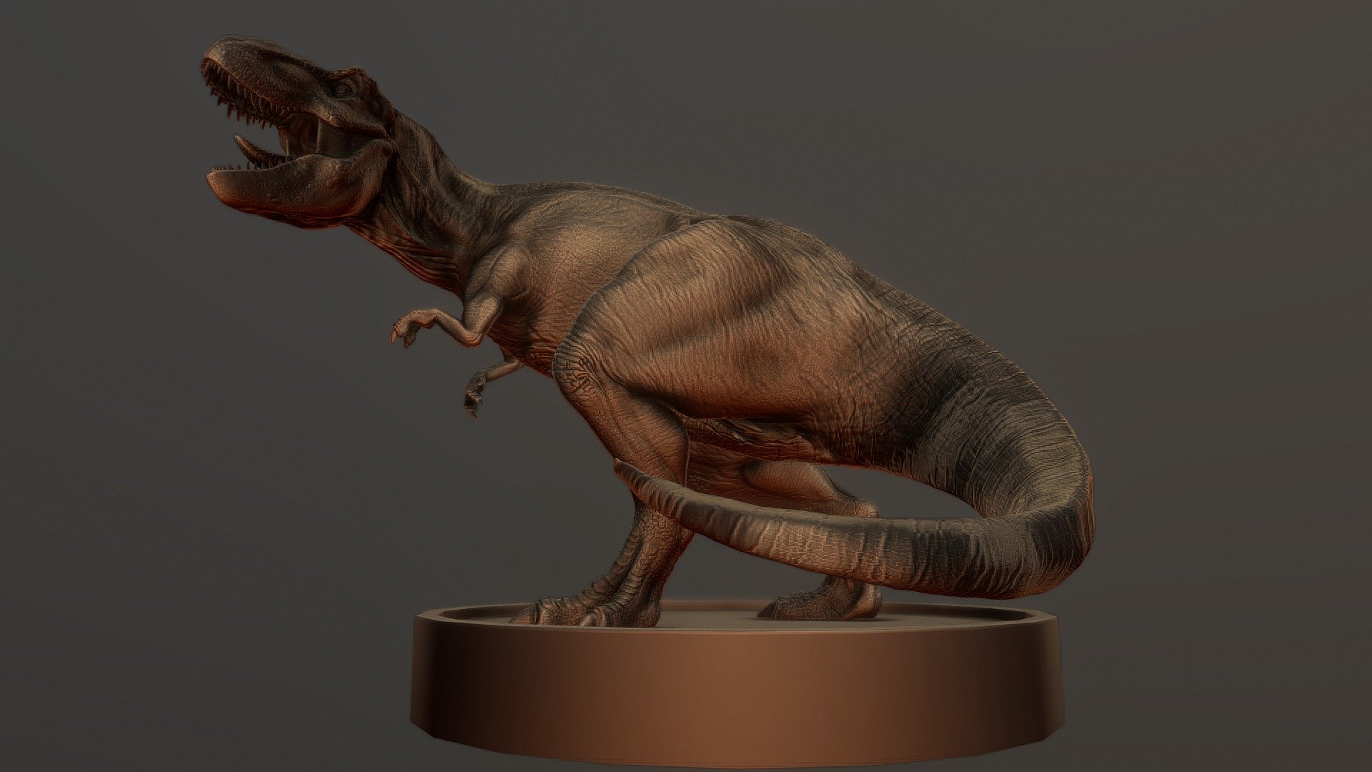 Bronze victory (Jurassic Park T-Rex)