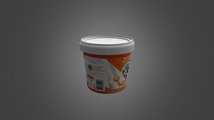 Майонез Городской 1л ровно 3D Model