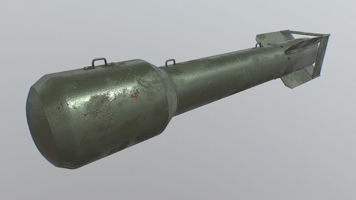Thin Man Nuclear Bomb 3D Model