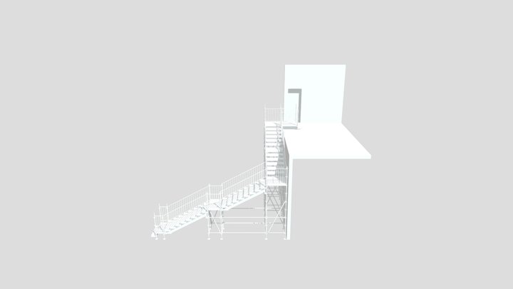 (MIRVAC - GREEN SQUARE) - STAIR ACCESS 3D Model