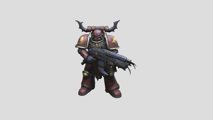 40K Warhammer AI Model 3D Model