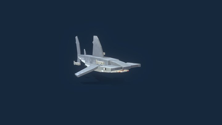 Hammerhead Shark 3D Model