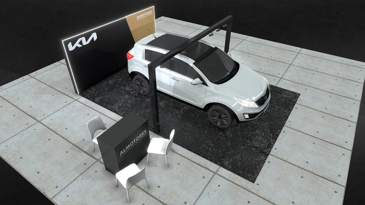 almotores kia 2025 3D Model