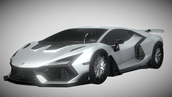 2024 Lamborghini Revuelto Duke Dynamics Bodykit 3D Model