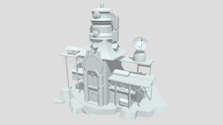 Pinocchio's House 3D Model