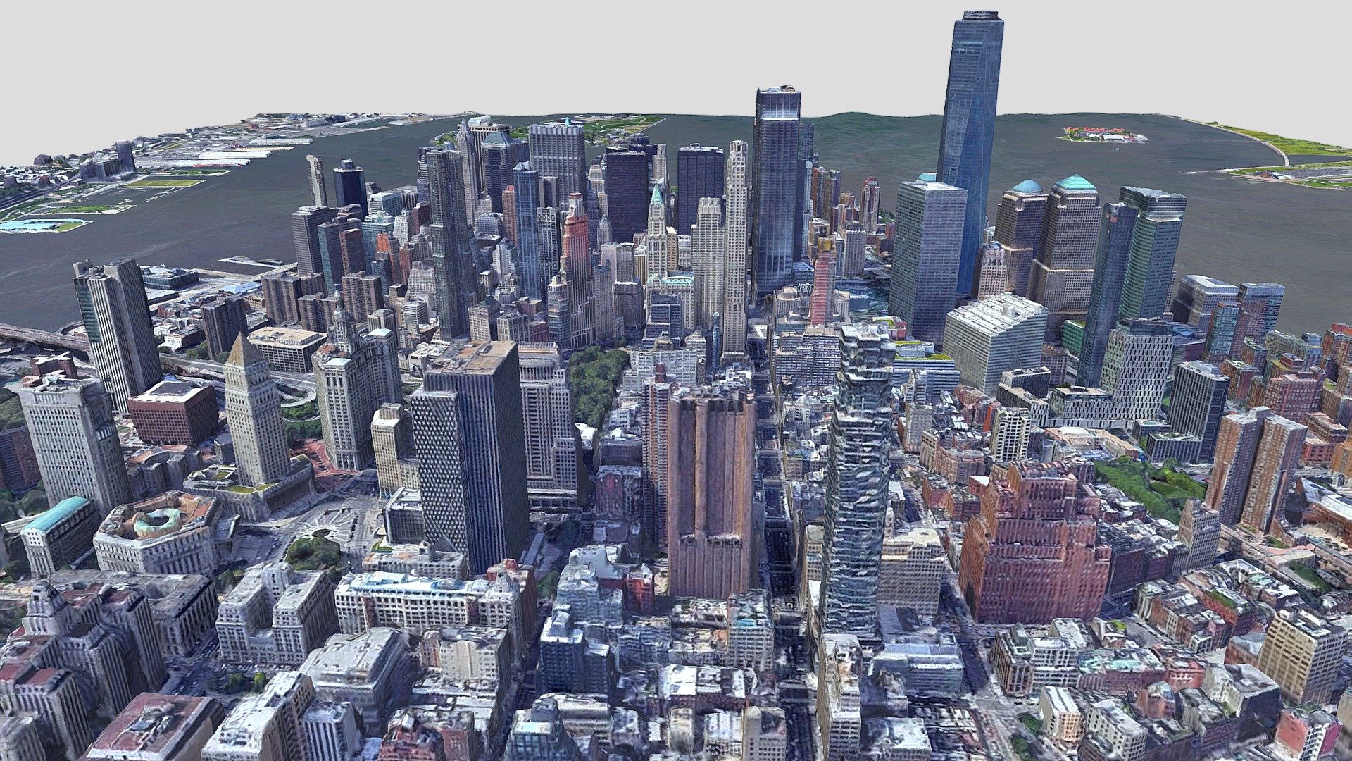 Cityscape New York, USA - Buy Royalty Free 3D model by LibanCiel ...