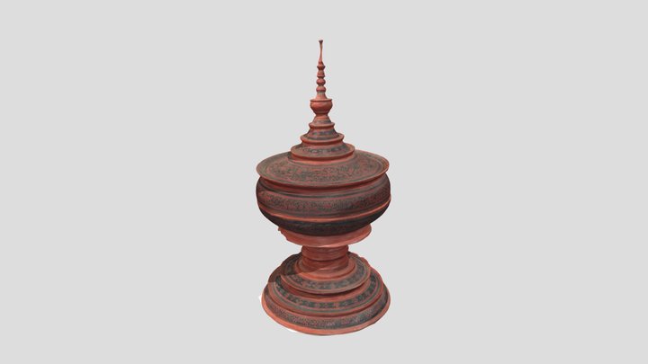 Chiang Mai Lacquerware (1) 3D Model