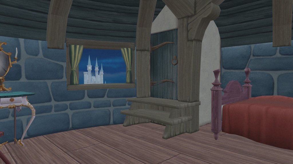 Princess Cinderella's Bedroom