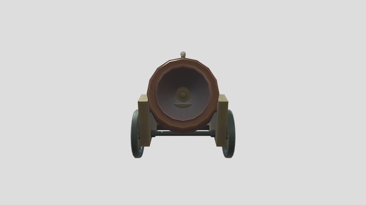 circus cannon 3D Model