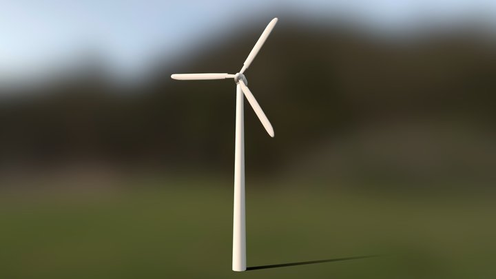 Wind Turbine 3D Model