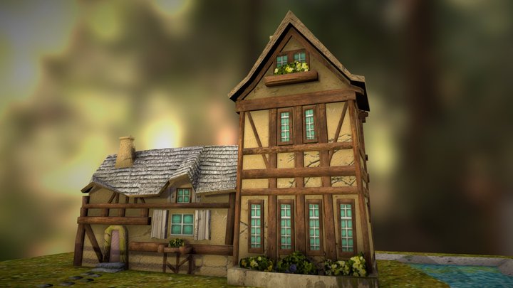 Pigs House 3D Model