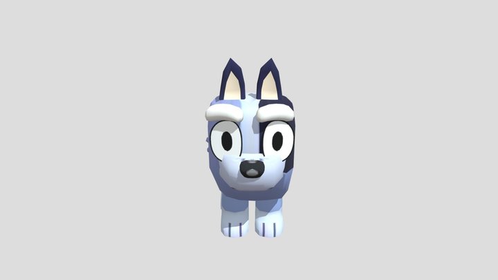 Bluey - Socks Season 1 3D Model
