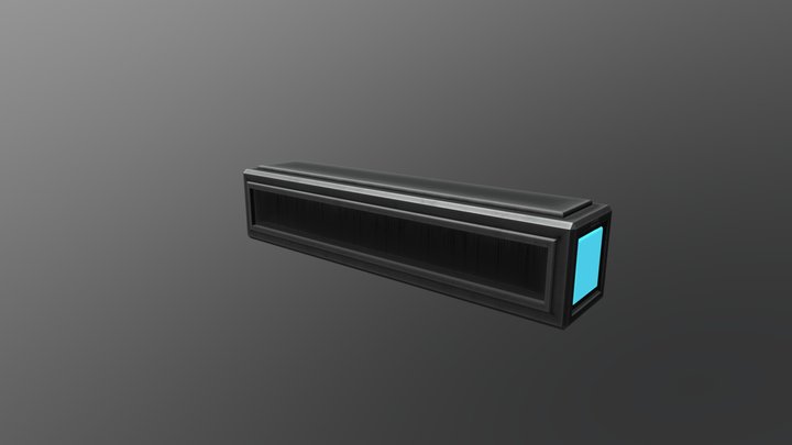 Futuristic Cargo 3D Model