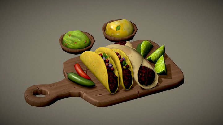 Mexican Food 3D Model