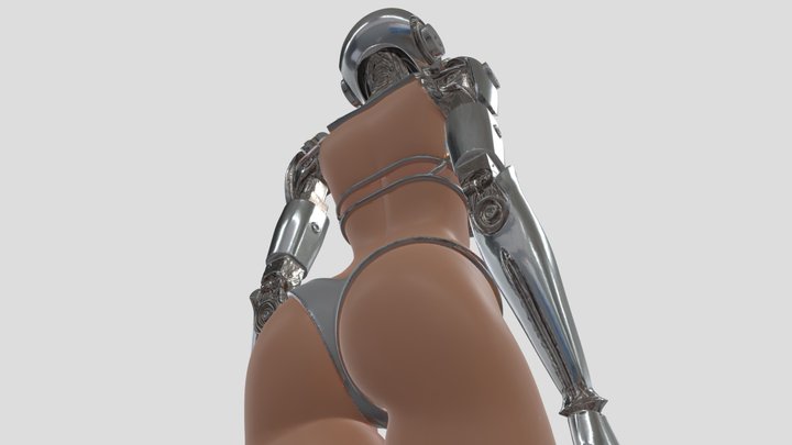 Seх toy robotic girl №2 3D Model