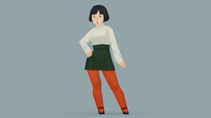Ayano - 256fes 3D Model