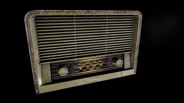 Old radio 3D Model