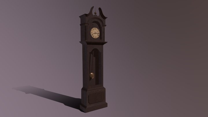 Grand Clock Complete 3D Model