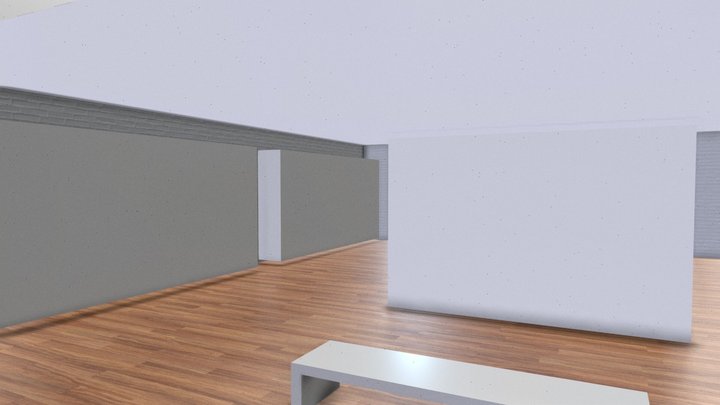 VR Art Gallery 2023 3D Model