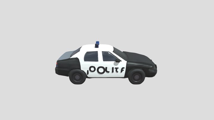Police car Ford crown Victoria