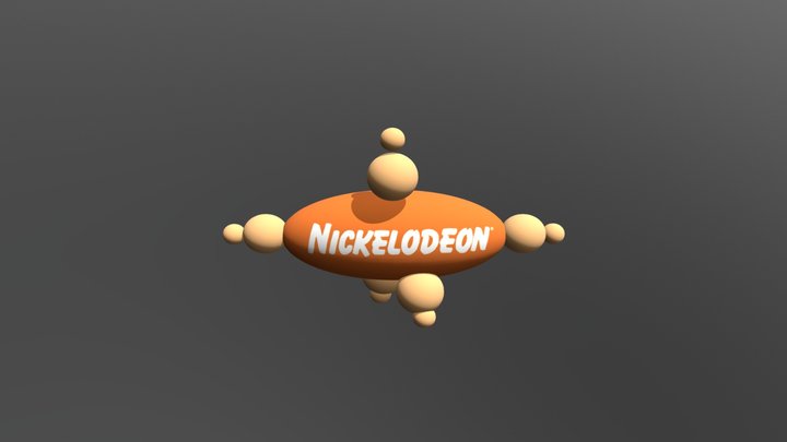 Nickelodeon Balloon Logo 3D Model