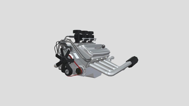Engine Anim 3D Model
