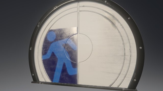 Portal 2 Door 3D Model