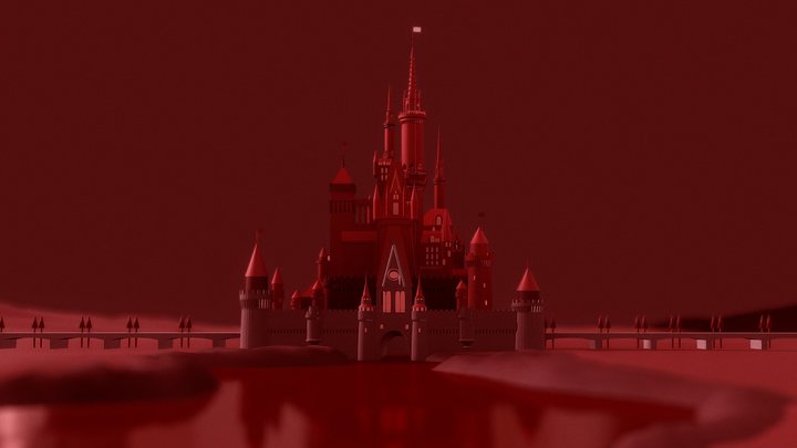 Red Disney Logo (2006) [Request] 3D Model