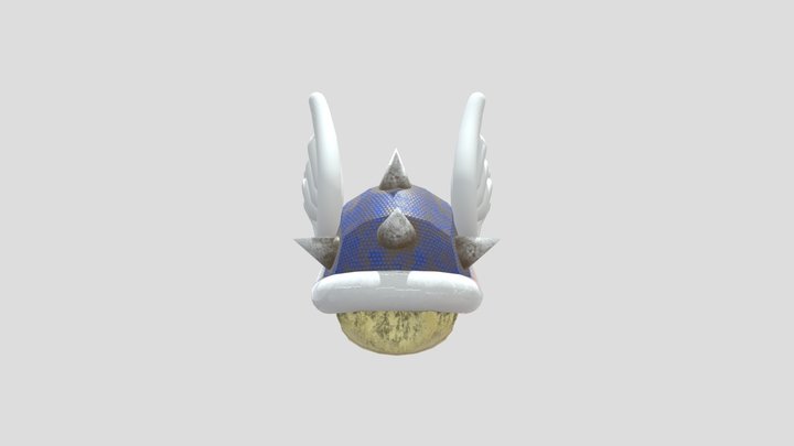 Blue Shell Final 3D Model