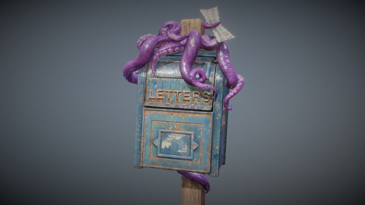 "Meet Lary the Octopus" by Thais Del Rey 3D Model