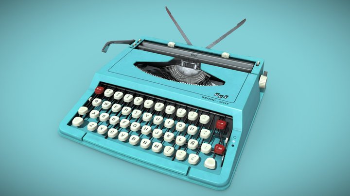 Typewriter pop 3D Model