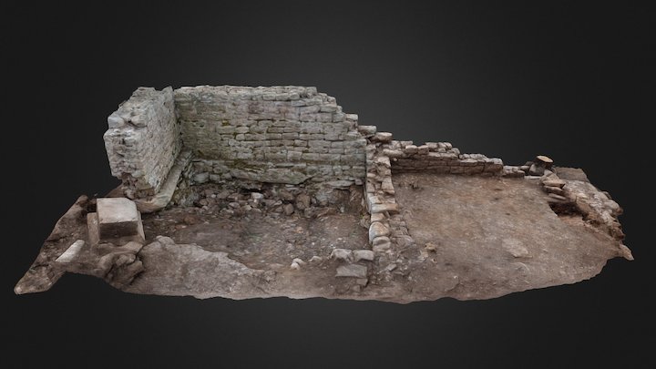 Bunje, April 2017, Walls (north) 3D Model