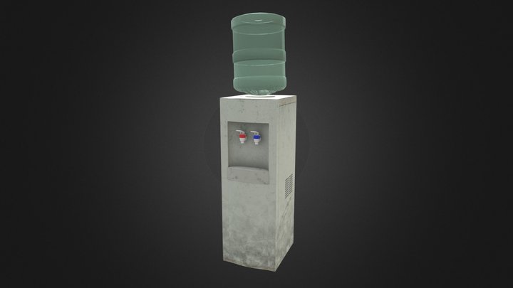 Water Cooler 3D Model