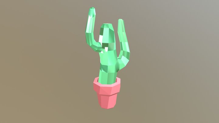 flying_cactus.c4d 3D Model