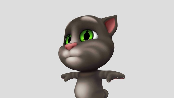 Baby Tom: My Talking Tom 2 3D Model