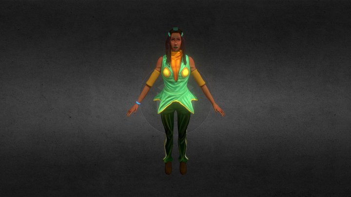 Hermes Costello - エルメェス・コステロ 3D Model