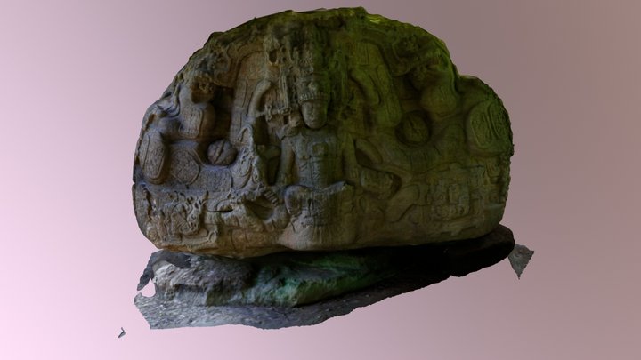 Zoomorph P, Quirigua, Guatemala 3D Model