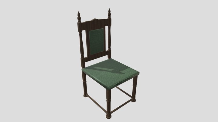 Dining Table Chair 3D Model