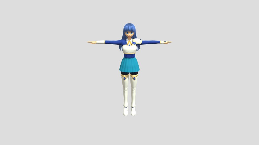 Marina Character Rigged