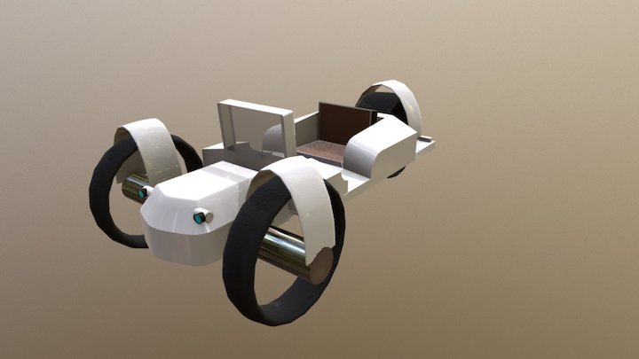 Futuristic car 3D Model